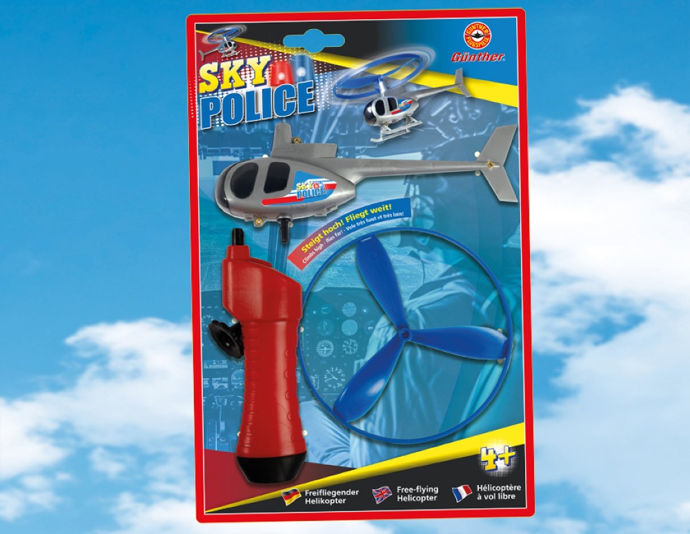 Légi rendőrségi helikopter részletei